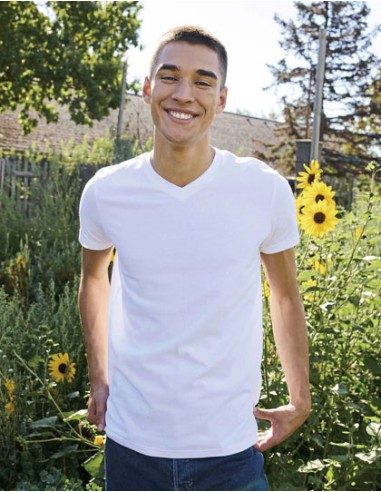 NEU-O61005-Mens V-Neck T-Shirt